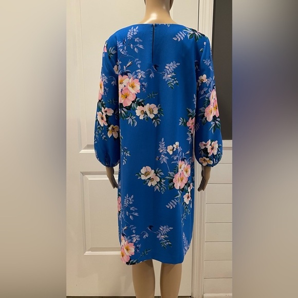 POPPY LANTERN SLEEVE SHIFT DRESS size 12 - Picture 4 of 4